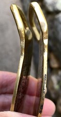 Vintage YUKON Public Safety Solid Brass Belt Buckle Police Fire Badge 2×3”