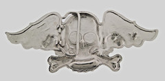 Skull Belt Buckle Skeleton Feather Silver Metal Halloween Pirate Costume Cosplay