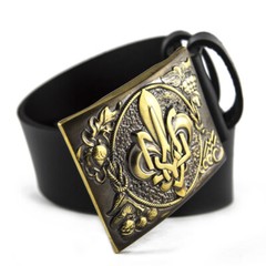 Plast belt buckle, Scout symbol, Lily buckle , Ukrainian scout trident buckle