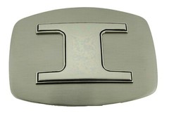 Initial I Letter i Belt Buckle New Men Women Western Really Cowboy Silver Metal