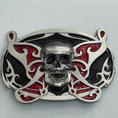 Great American Products 2006 Skull Belt Buckle Fashion Accessory Made in Mexico