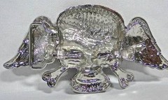 NEW Men’s Red Crystal Rhinestone Skull w/ Wings Big Belt Buckle – Skull Pirate