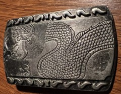 Men&rsquo;s Belt Buckles Dragon Alloy Clothing Accessory