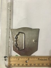 2008-2010 TRANSFORMERS METAL COLLECTIBLE BELT BUCKLE HASBRO Red Silver