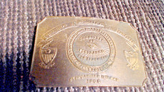 Belt Buckles CPS and San Francisco Vigilance with Frisco Spelled « Franrisco »