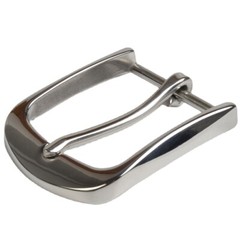 40mm Stainless Steel Buckle Single Prong Rectangle Leather Belt Replacement DIY