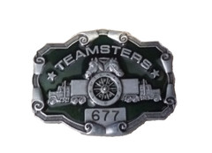 Teamsters 677 Waterbury, Connecticut Labor Union Belt Buckle