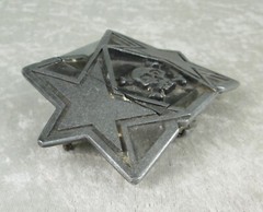 Skull Stars Belt Buckle Lighter Holder Bottle Opener Heavymetalbuckles
