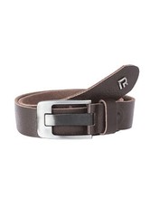 Redbridge men&rsquo;s belt leather belt 100% real leather premium belt brown-1 Brown-1