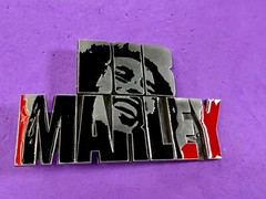 BOB MARLEY Block Letters Jamaica Iconic Reggae Music Artist Reggae Belt Buckle