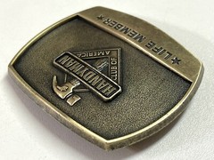 Vintage 1996 Handyman Club of America Life Member Belt Buckle
