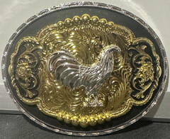 Jaripeo Unisex Rooster cowboy Cowgir western belt buckles hebilla vaquero gallo