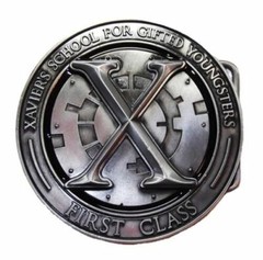 X-Men Xavier&rsquo;s School Crest Logo Enamel Metal Belt Buckle