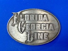 Florida Georgia Line Country Music Rock band 2013 Metal Concert Belt Buckle