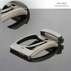 1PCS Silver Gray Quality Pin Buckle for Mens Belt