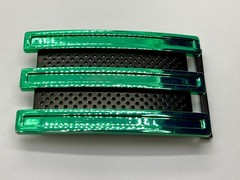 Adidas Golf 3 Stripe Black Green Color Trophy Award Style Sports Belt Buckle