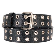 Milwaukee Leather MP7119 Men&rsquo;s Genuine Leather Grommet Detailing Nickel Buckle