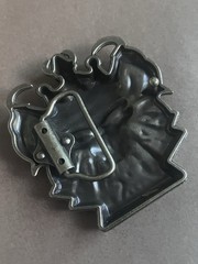 Buckle Skull Crown Royal Flush Gaming Casino Gothic Biker Punk Vibe Belt Buckle