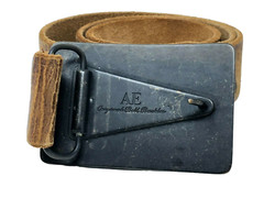 Vintage American Eagle Original Motorcycle « Ride Free » Belt and Buckle Sz 34