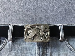 1983 Vintage Wild Ducks Mallards Siskiyou Belt Buckle