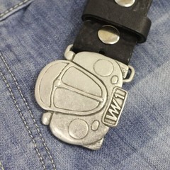Belt buckle VW Beetle, retro car classic design for classic fans