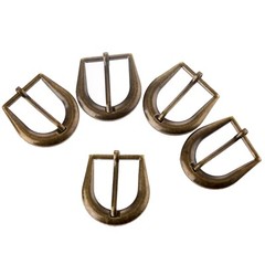 Durable 42mm*32mm D-Ring Belt Buckles DIY Leathercraft Men&rsquo;s Accessories 5pcs