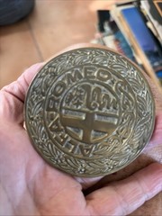 Vintage ALFA -ROMEO Belt Buckle made In Taiwan Solid Brass