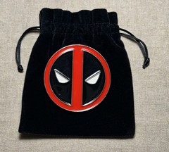 Deadpool Marvel Comics Round Belt Buckle Red Black Enamel Superhero