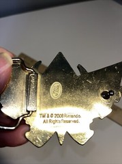 The Lengend of Zelda Twilight Princess Triforce Logo Belt Buckle 2008 – Nintendo
