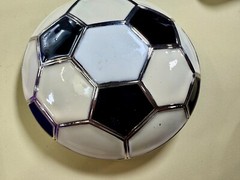 Soccer Foot Ball Large Figural Black & White Ultimate Sport Fan Gift Belt Buckle