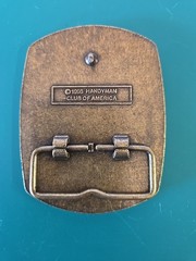 Vintage Brass Handyman Belt Buckle 1996 Club Of America Life Member