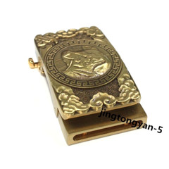 Solid Brass « Pig » Belt Buckle Automatic Belt Buckles Fits For 35mm Wide Belt