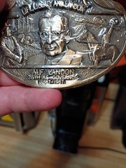 The Kansan Life Liberty & Landon Alf 26th Kansas Governor Belt Buckle Politician