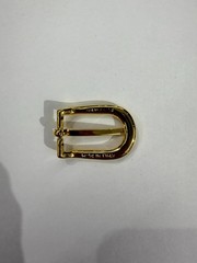 Solid Brass Gold Belt Buckle Made in Italy Fits 0.79&Prime; Belt Strap
