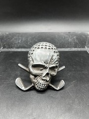 Tattoo Golf Wild Skull Belt Buckle