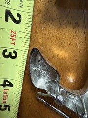 VTG Rock Rebel Anchor Belt Buckle Silver Metal j1