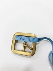 Solid Brass Belt Buckle Replacement Square Heavy Duty Classic Casual Custom