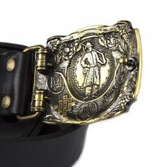 Brass belt buckle Glory to Ukraine! OUN, National Ukrainian OUN trident buckle