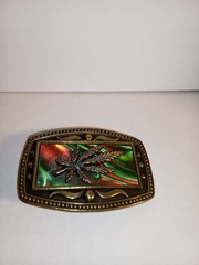 Marijuana Pot Leaf Belt Buckle CII New York