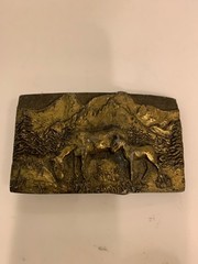 Colorado Rocky Mountain Solid Brass Belt Buckle Special Cast 1979 USA.