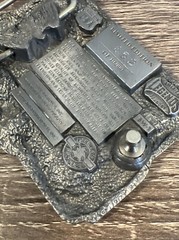 Budwiser Belt Buckle American Legends Foundry Limited Edition (10,000) Made USA