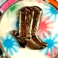 VTG 1970&rsquo;s Imperial Hebillas Belt Buckle Mexico Western Rodeo Boots Horses