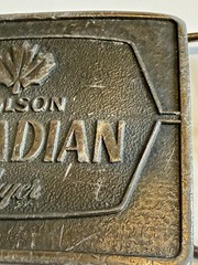 Bergamot Brass Works Vintage 1977 MOLSON Canadian Lager Beer Belt Buckle