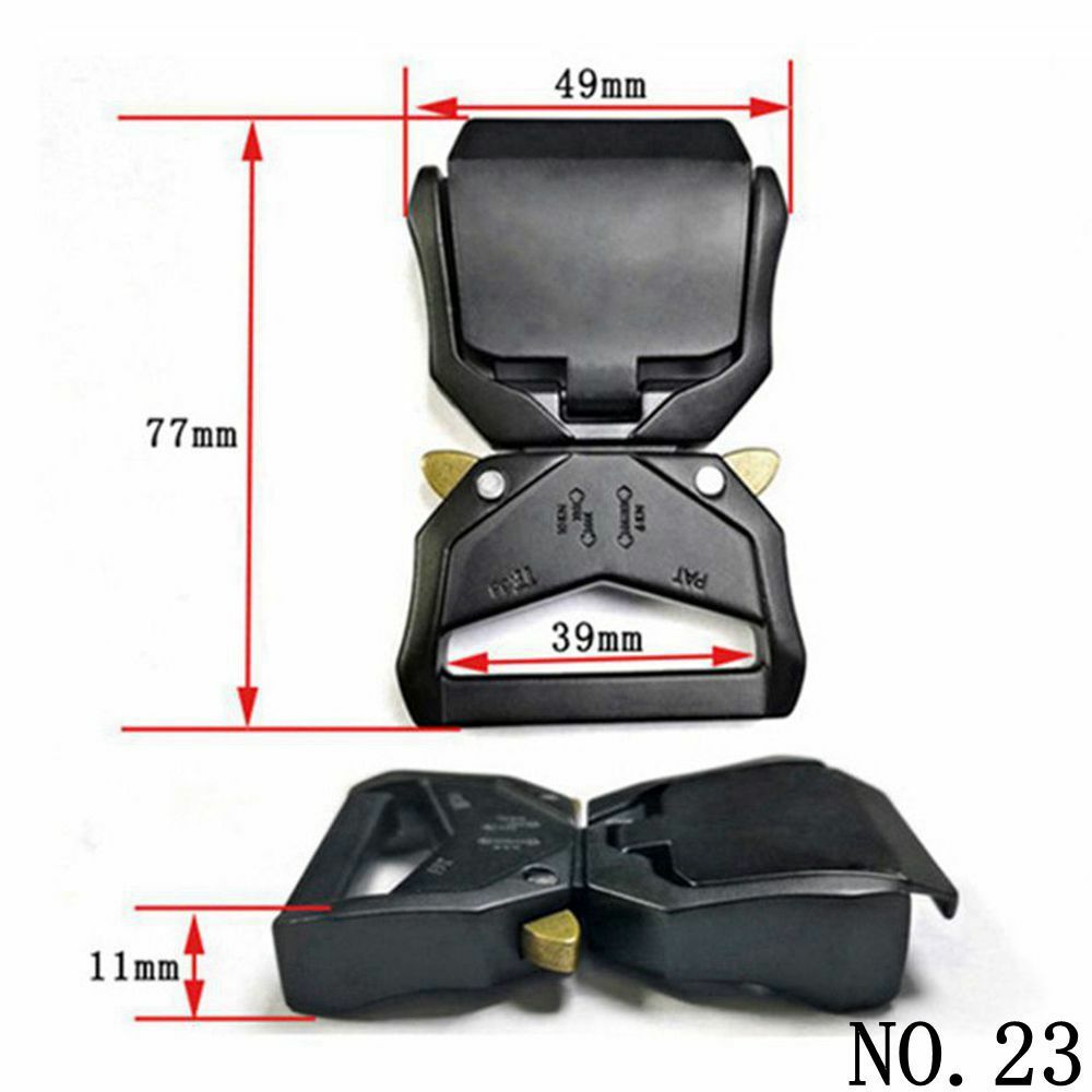 38mm Belts Buckles Quick Release Tactical Belts Buckles Safety Strong Buckles