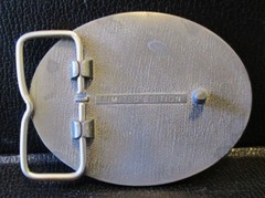 Hy-Capacity HC Humbolt Iowa 1994 Pewter Belt Buckle Limited Ed Tractor Ag Parts