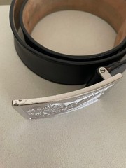 Louis Vuitton Metal Buckle Belt Travel Requisite design Used From Japan