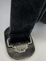 RG 512 NATURAL COW HIDE PEWTER BUCKLE “MAKE YOUR OWN DESTINY “ 85CM