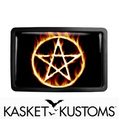 666 Pentagram Belt Buckle – Gothic Occult Satanic Pentacle Buckle – 336