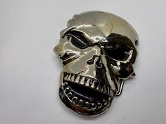 Creepy Skull Open Mouth Halloween 3D Gothic Punk Dimensional Belt Buckle