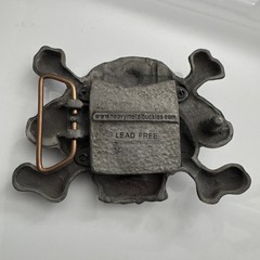 Heavy Metal Buckles Skull Pirate Crossbones Belt Buckle Lead Free Nautical